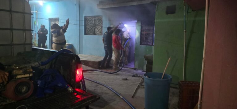 Se registra conato de incendio en el barrio tercero de oluta