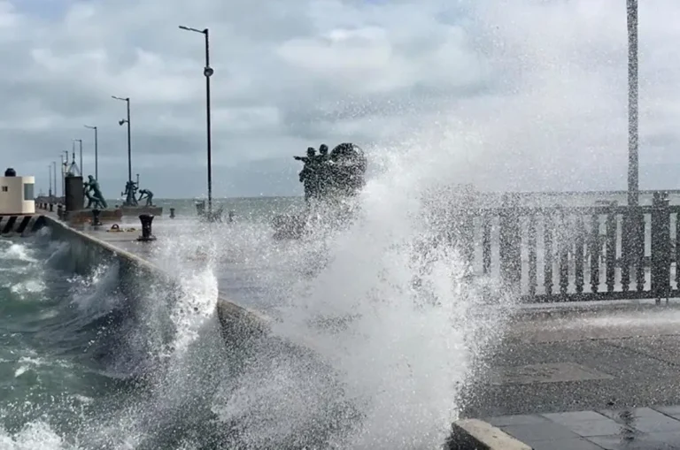 Se aproxima Frente Frío en Veracruz, dejaría evento de norte con rachas de hasta 80 km/h