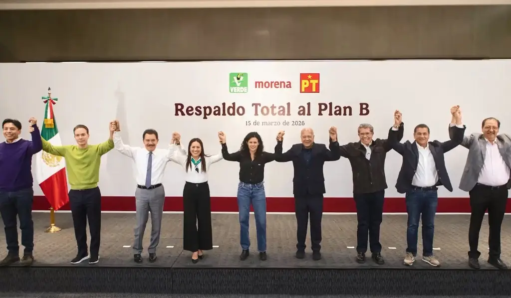 Morena, PT y Partido Verde cierran filas en torno al plan B de la reforma electoral de Sheinbaum