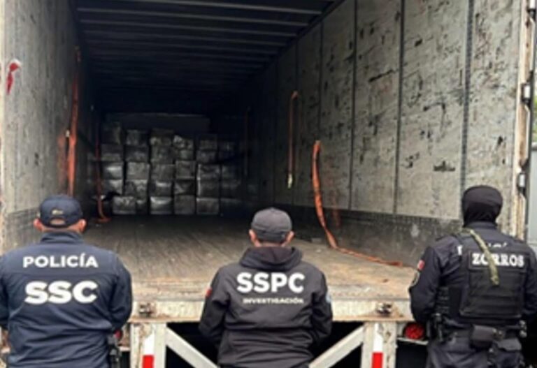 Aseguran más de una tonelada de marihuana oculta en cajas de huevos; hay 4 detenidos