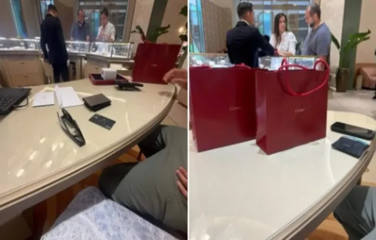 Captan al hijo mayor de AMLO comprando en otra tienda de lujo en Cancún